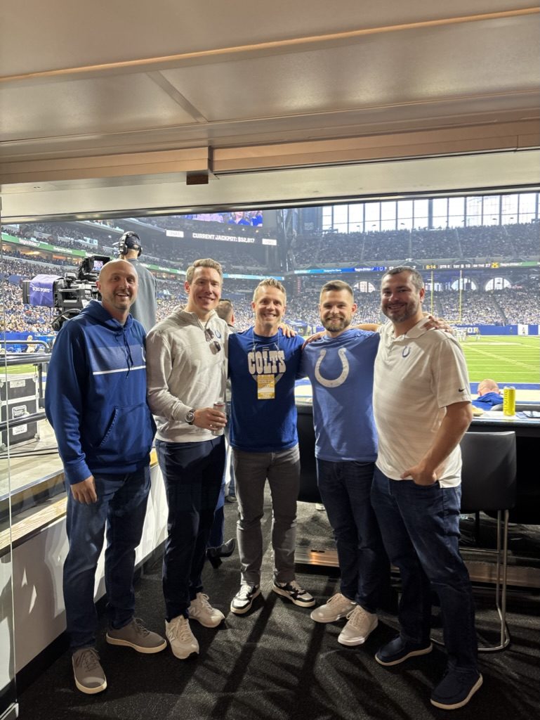 The suite at the Colts game