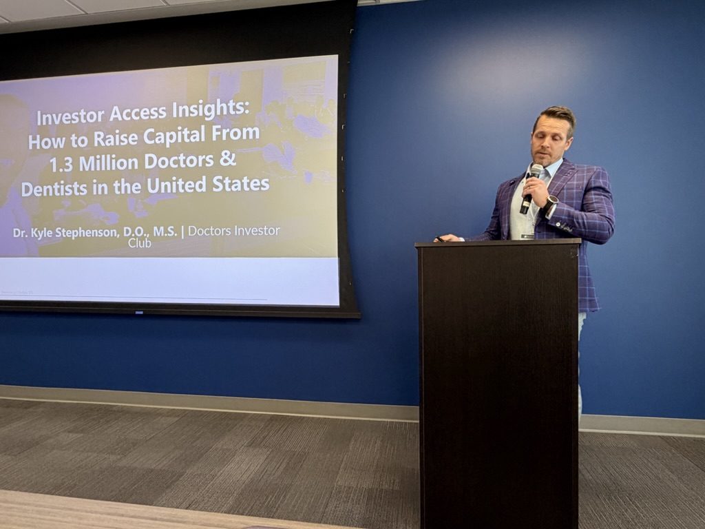 Dr. Stephenson presenting at the 2025 LegacyRx conference